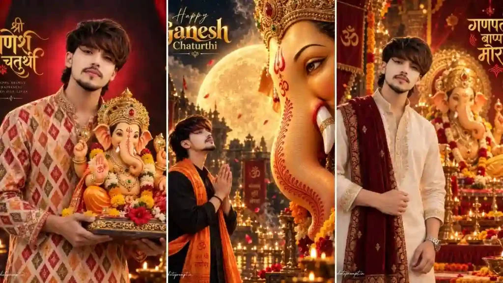Ganesh Chaturthi AI photo editing prompts