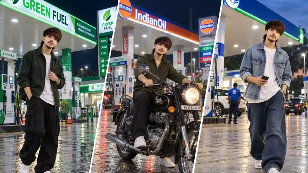 Petrol Pump AI Photo Editing Prompt
